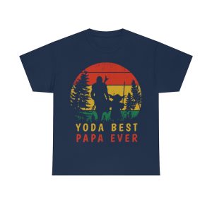 Yoda Best Papa Ever Shirt Design