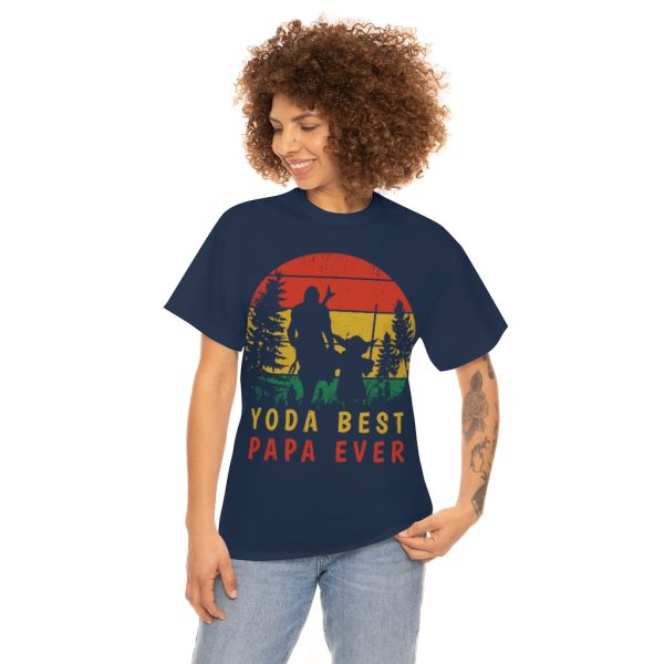 Yoda Best Papa Ever Shirt Design