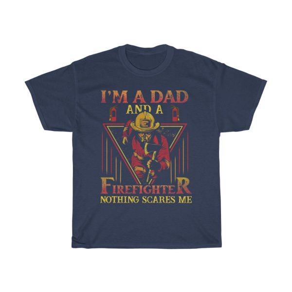 Firefighter Dad Shirt Design 3