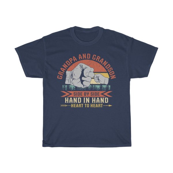 Grandpa And Grandson Side By Shirt