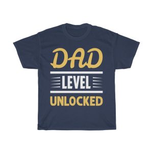 Dad Level Unlocked Shirt Design 2