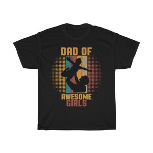 Dad Of Awesome Girls Shirt Design 1