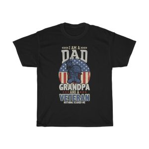 I Am A Dad Grandpa And A Veteran Shirt