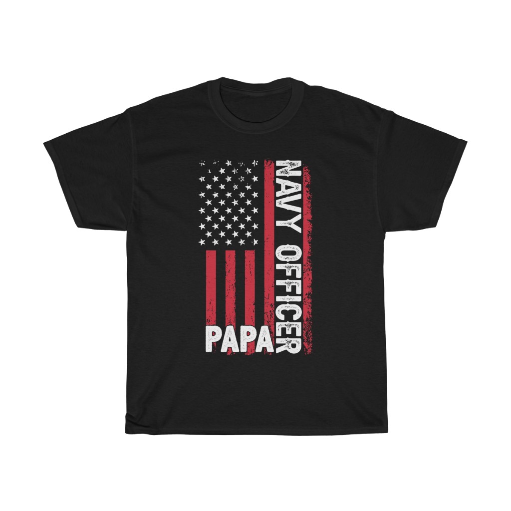 Navy Officer Papa Shirt