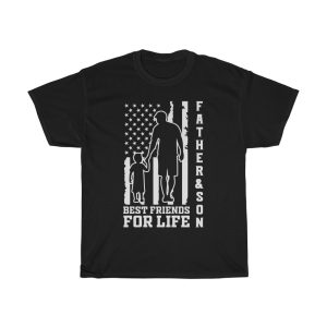 Father And Son Usa Distressed Shirt