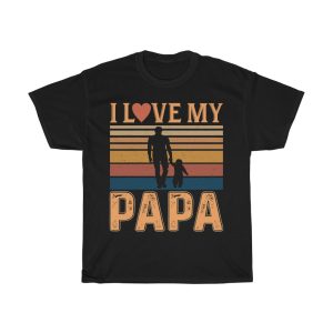 I Love My Papa Shirt Design 3