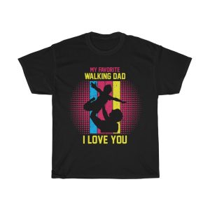 My Favorite Walking Dad I Shirt Design 2