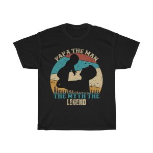 Papa The Man The Myth The Legend Shirt Design 7