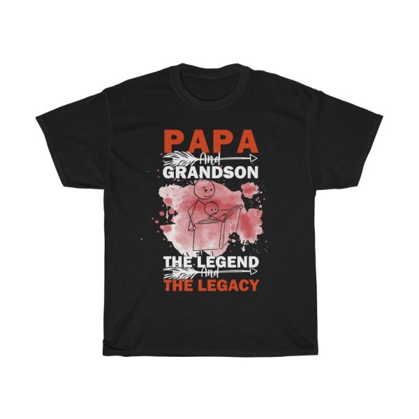 Papa And Grandson The Legend And The Legacy Shirt