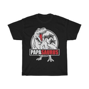 Papasaurus Trex Fathers Day Papa Shirt