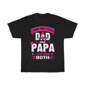 Papa Typography Shirt