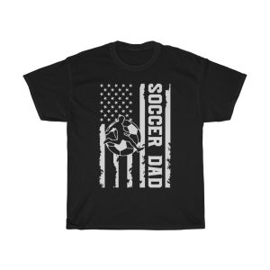 Soccer Dad Usa Distressed Flag Shirt