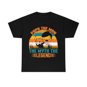 Papa The Man The Myth The Legend Shirt Design 8