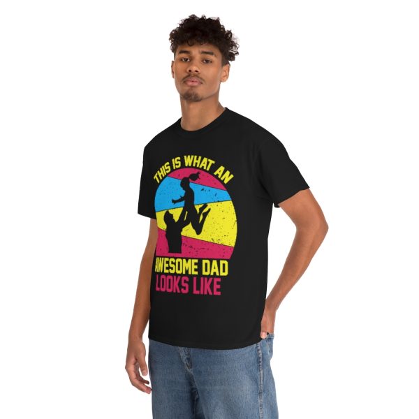 This Is What An Awesome Dad Looks Like Shirt Design 3