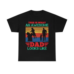 This Is What An Awesome Dad Looks Like Shirt Design 7