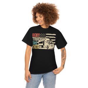 Vintage Best Trucking Dad Ever Shirt