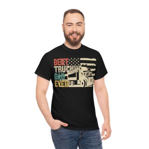 Vintage Best Trucking Dad Ever Shirt