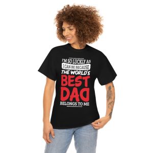 World Best Dad Typography Shirt