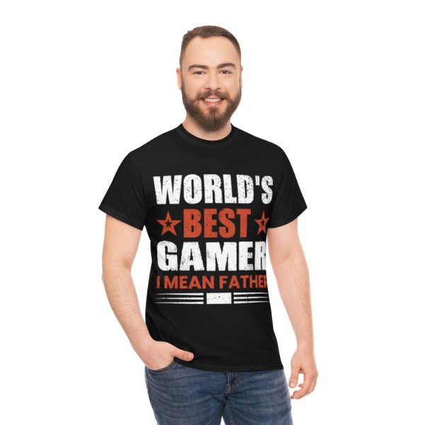 Worlds Best Gamer Fathers Day Shirt