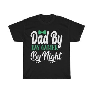 Dad By Day Gamer By Shirt Design 1