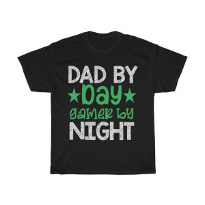 Dad By Day Gamer By Shirt Design 2