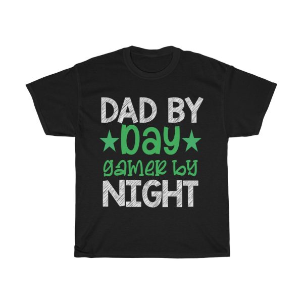 Dad By Day Gamer By Shirt Design 2