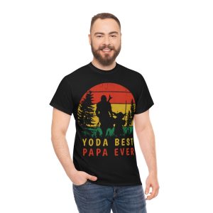 Yoda Best Papa Ever Shirt Design