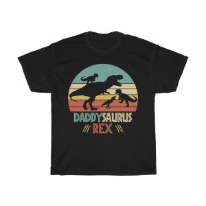 Daddysaurus Rex Trex Fathers Day Shirt