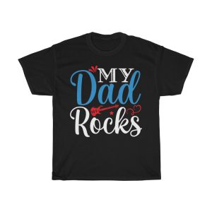 My Dad Rocks Shirt Design 9