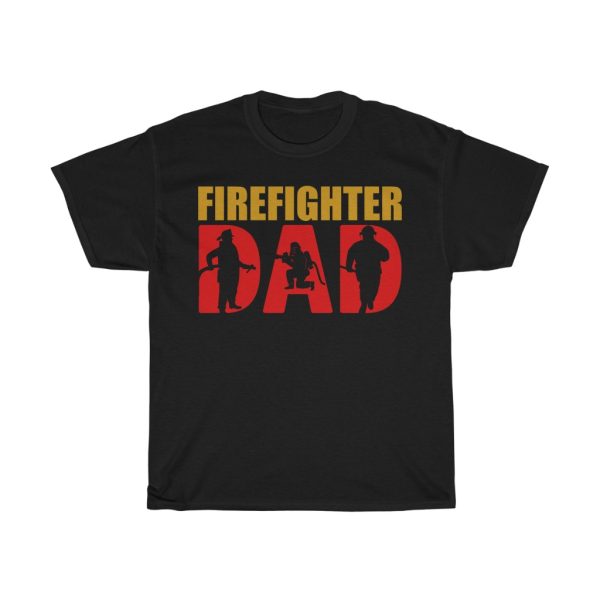 Firefighter Dad Shirt Design 1