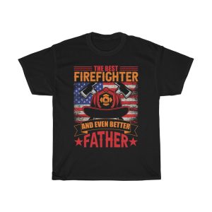 Firefighter Dad Shirt Design 2