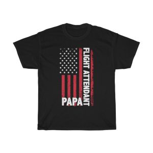 Flight Attendant Papa Shirt