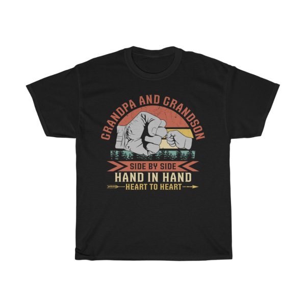 Grandpa And Grandson Side By Shirt