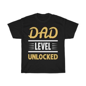 Dad Level Unlocked Shirt Design 2