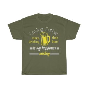 Loving Beer Father Shirt Design 3