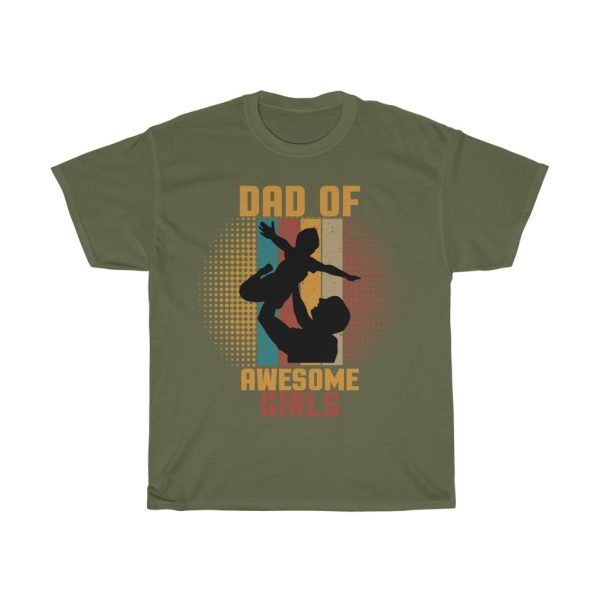 Dad Of Awesome Girls Shirt Design 1