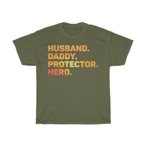 Husband Daddy Protector Hero Shirt Design 2