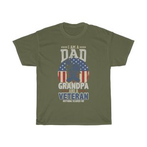 I Am A Dad Grandpa And A Veteran Shirt