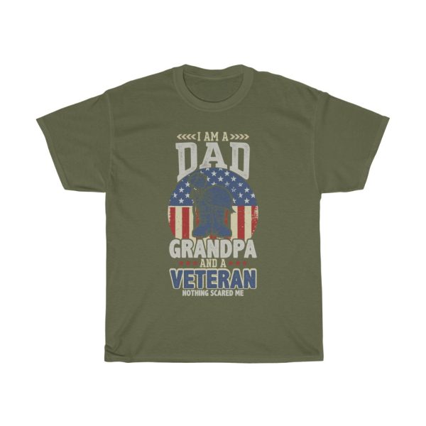 I Am A Dad Grandpa And A Veteran Shirt