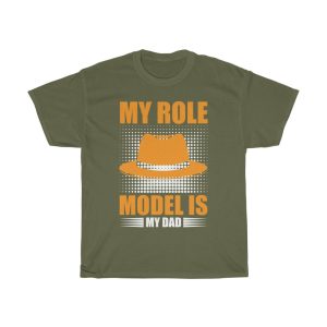 My Role Model Is My Dad Shirt Design 4