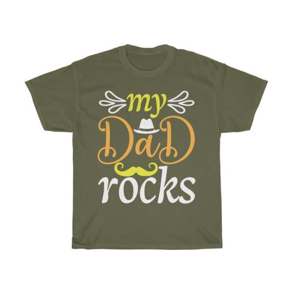 My Dad Rocks Shirt Design 14