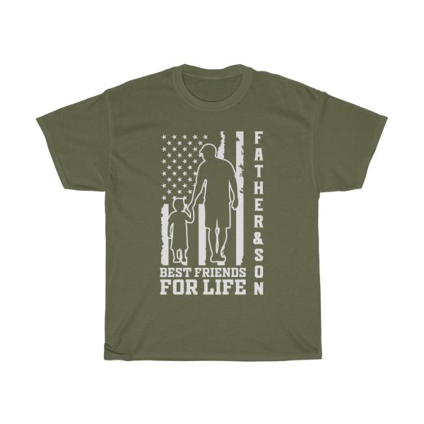 Father And Son Usa Distressed Shirt