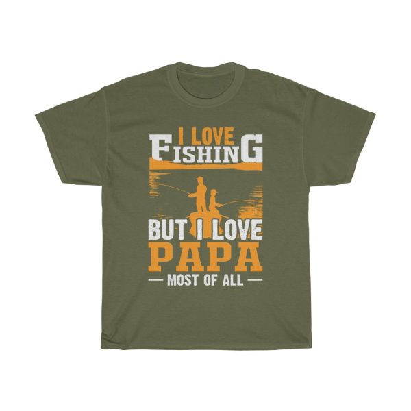 I Love Fishing But I Love Papa Most Of All Shirt