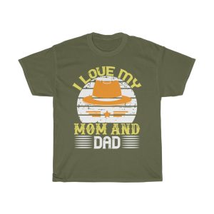 I Love My Mom And Dad Shirt Design 9