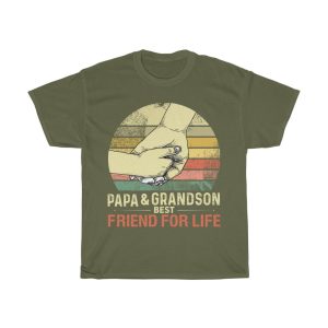 Papa & Grandson Best Friend For Life Shirt