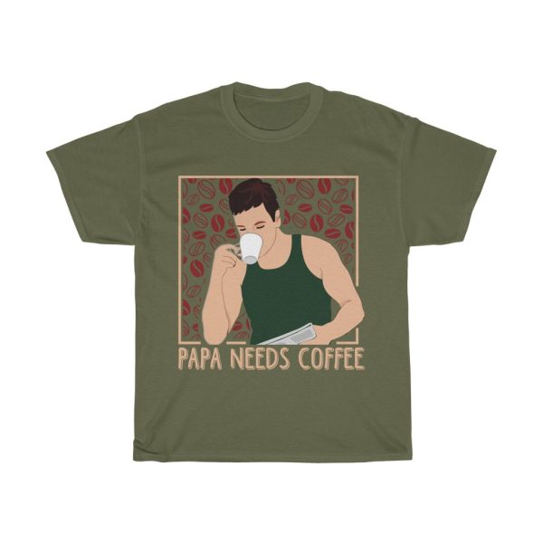 Papa Needs Coffee Shirt