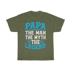 Papa The Man The Myth The Legend Shirt Design 1