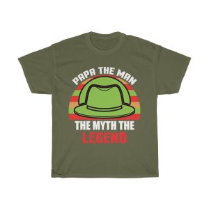 Papa The Man The Myth The Legend Shirt Design 4