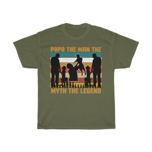 Papa The Man The Myth The Legend Shirt Design 6