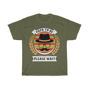 Papa To Be Please Wait Shirt Design 3